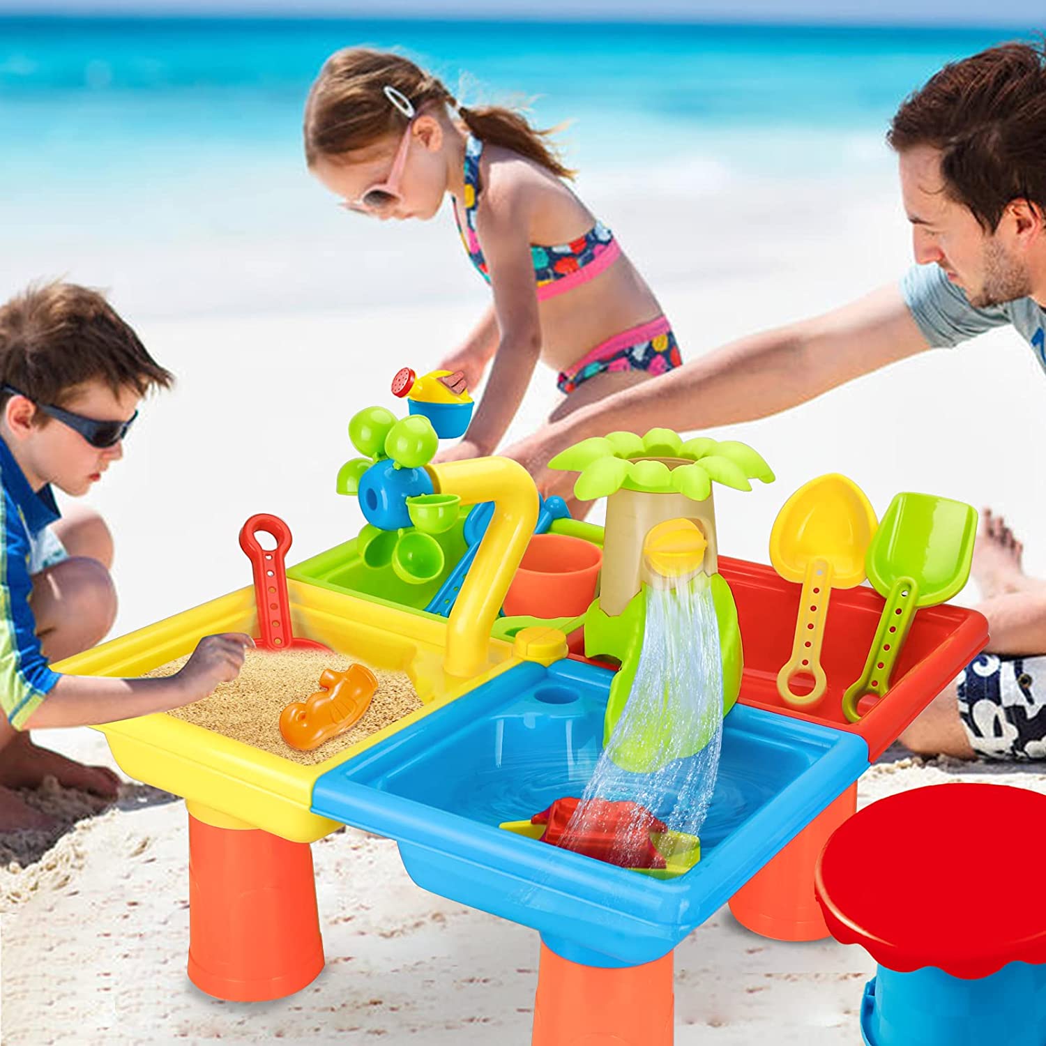 Kids Outdoor Nature Play - Plaj masa kum oyun oyuncaklar çocuk