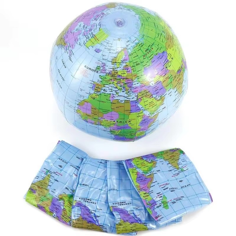 Outdoor Kids In An Inside World - 90 CM Şişme Dünya Dünya Coğrafya