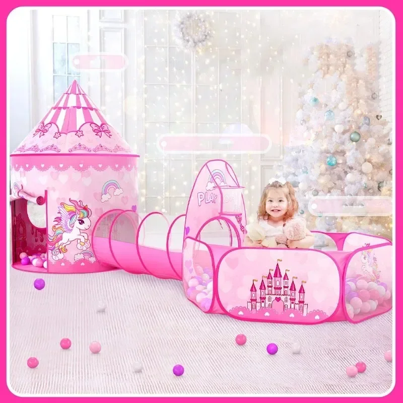 Kids Outdoor Tunnel - 3'ü 1 Arada Çocuk Çadırı Taşınabilir