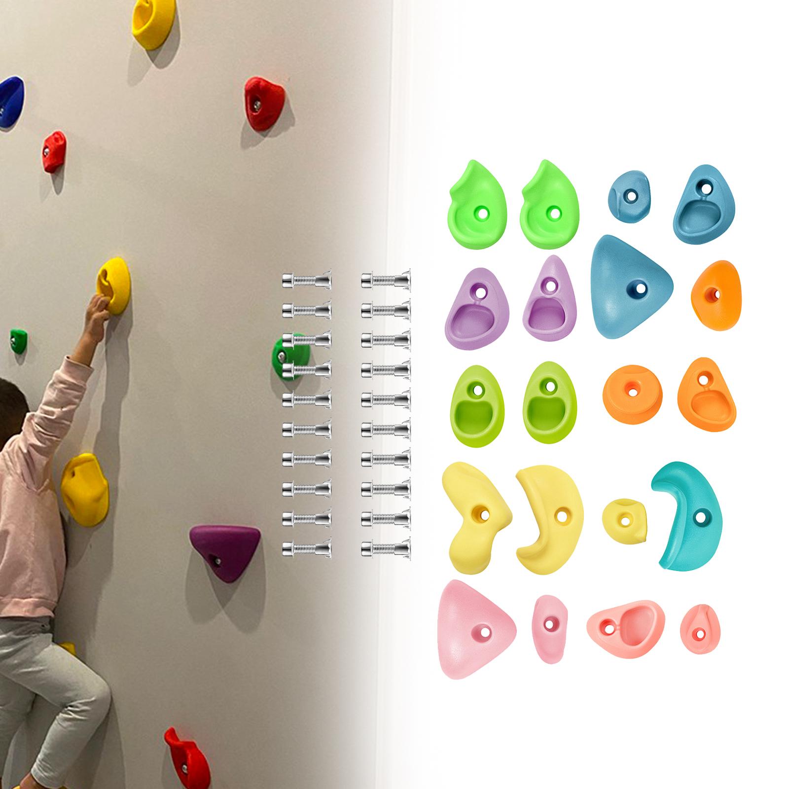 Kids Outdoor Climbing Wall - Kaya Tırmanışı Tutucuları Kaymaz Tırmanma Taşları