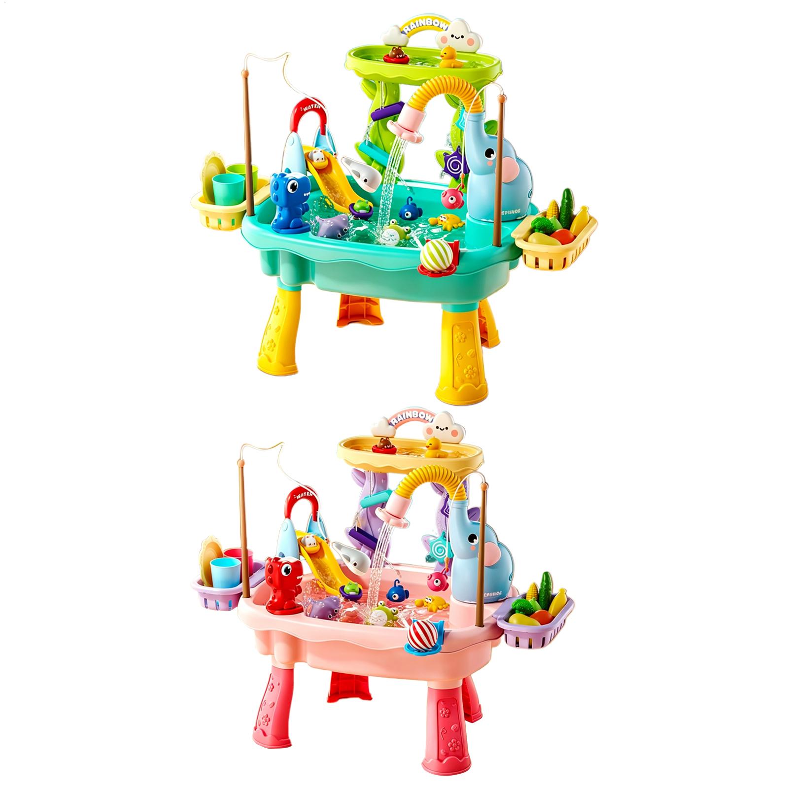 Kids Outdoor Sensory Table - Geliştirilmiş Çocuk Su Masası Mutfak Oyun