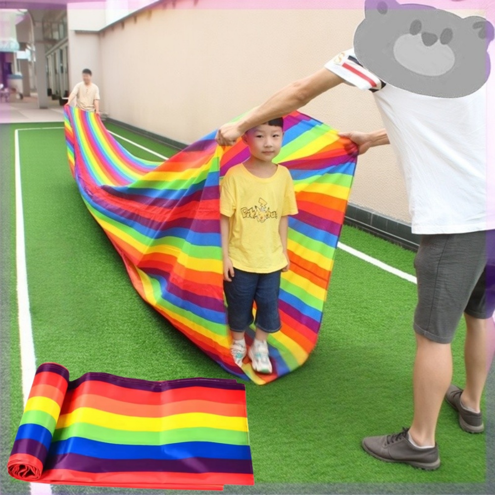 Kids Outdoor Tunnel - 3/5/8M Renkli Gökkuşağı Çocuk Oyun Tüneli