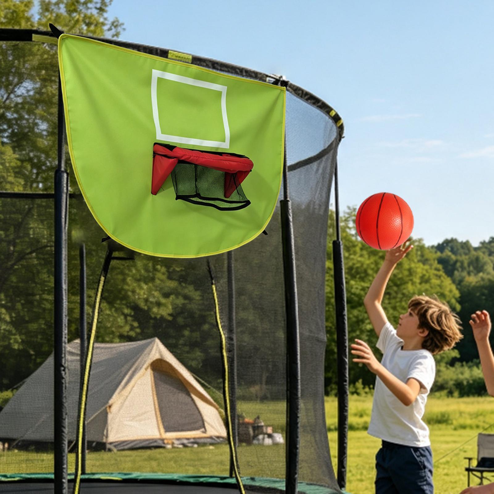 Kids Indoor Outdoor Trampoline - Pompalı Trambolin Potası 3 Toplu Evrensel