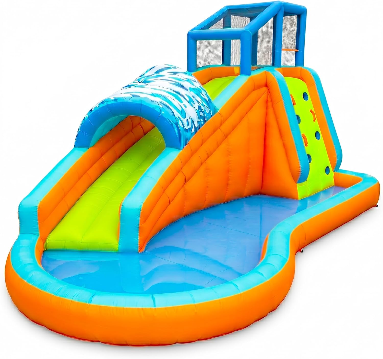 Kids Outdoor Tunnel - Büyük Açık Hava Şişme Su Parkı,