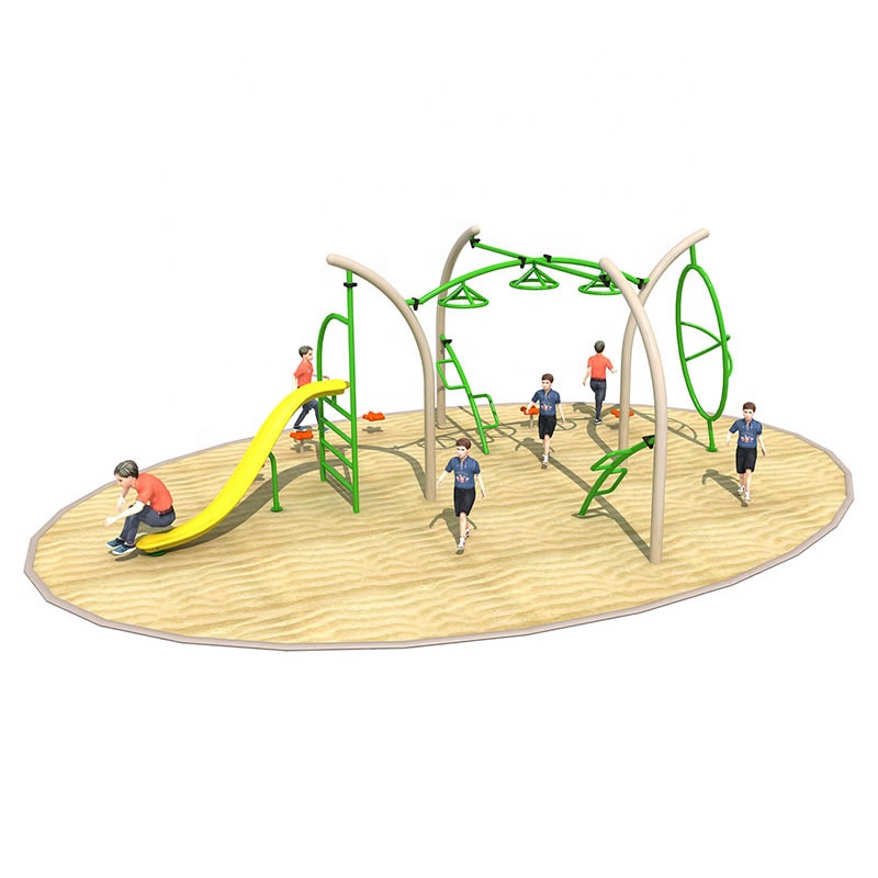 Kids Outdoor Climbing Wall - Çocuklar İçin Metal Maymun Barları Açık