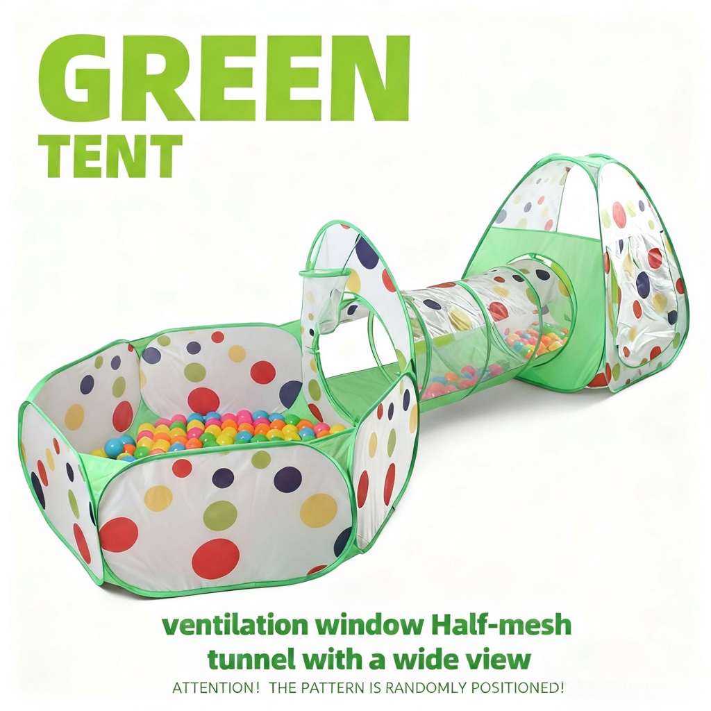 Kids Outdoor Tunnel - Çocuk Oyun Çadırı, Oyuncak Top Havuzu