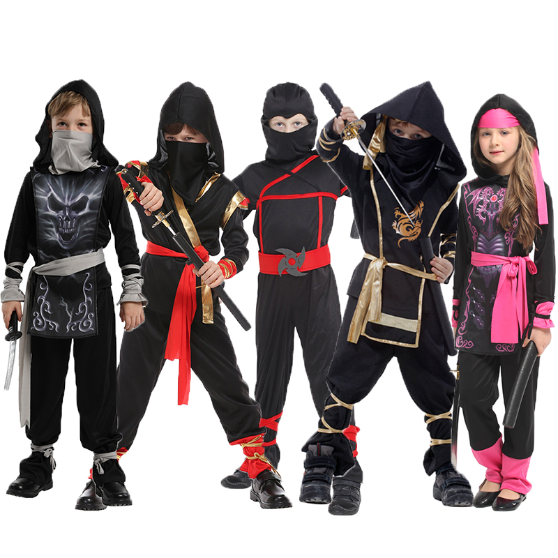 Kids Outdoor Ninja Equipment - Antik japon samuray erkek ejderha Ninja
