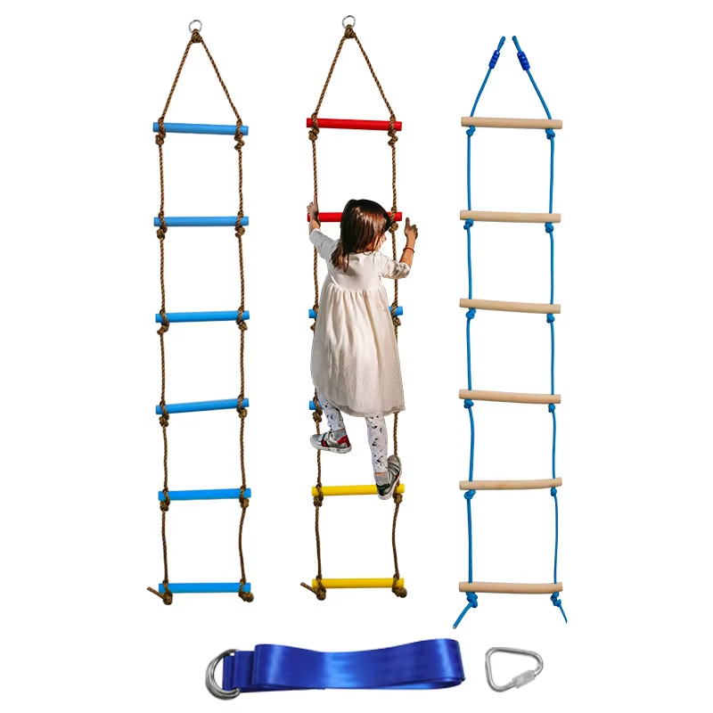 Kids Outdoor Nature Play - 6,6 ft Çocuklar İçin Tırmanma Merdiveni,