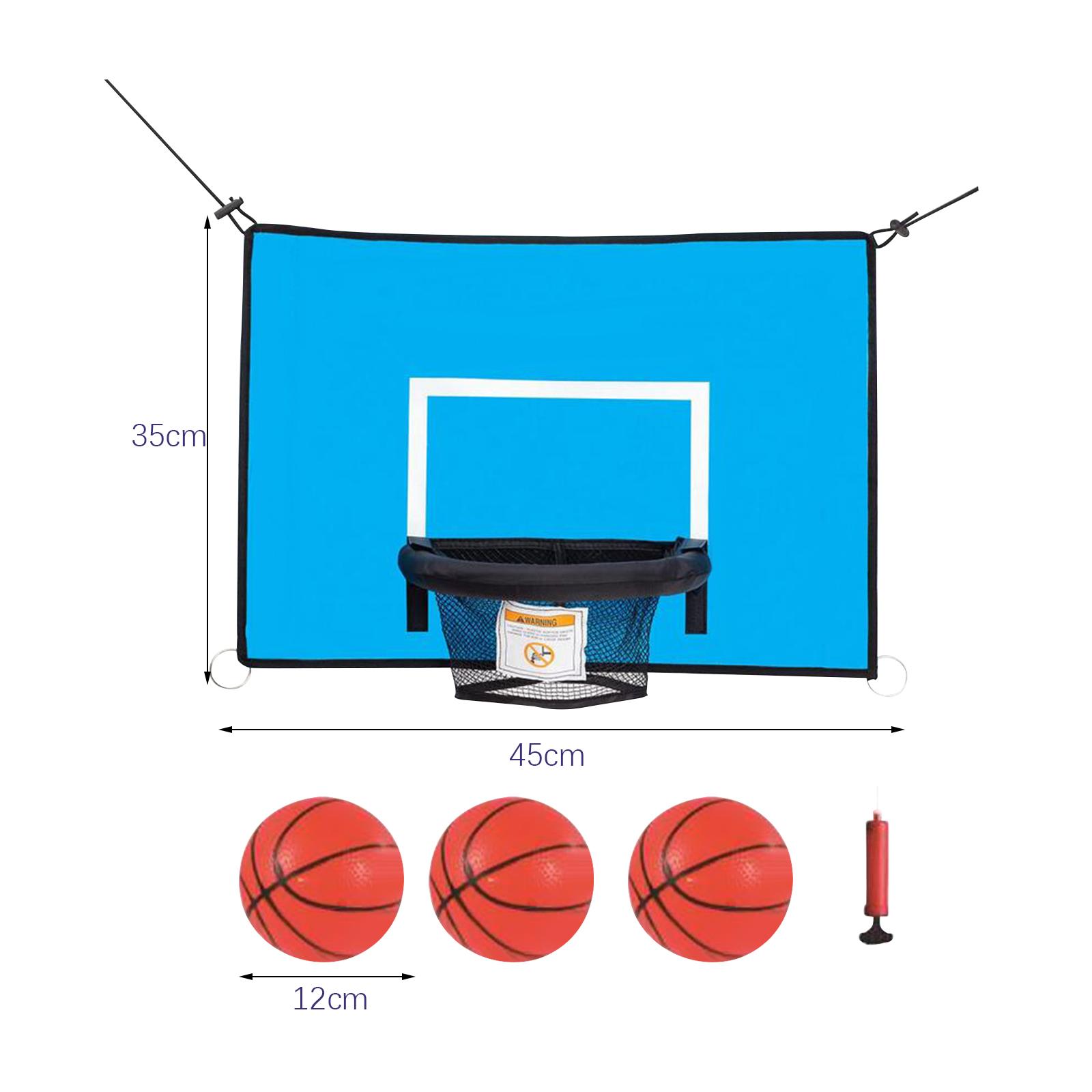 Kids Indoor Outdoor Trampoline - Trambolin basketbol potası PVC eki çocuklar