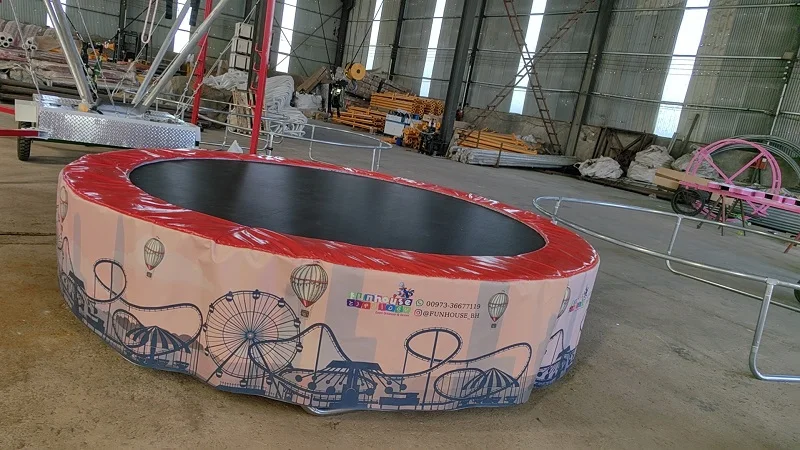 Yeni Tasarım 4 Kişilik Yuvarla - Kids Indoor Outdoor Trampoline incelemesi ve fiyatı