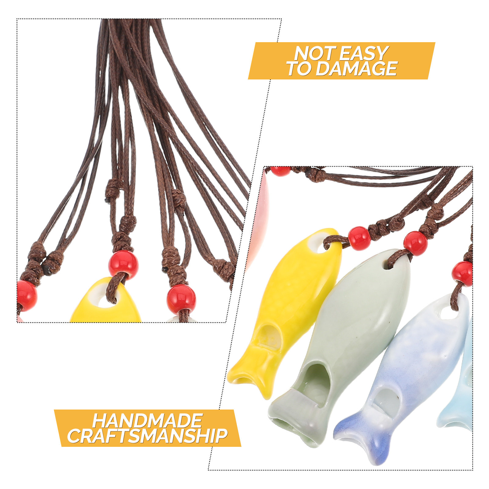 5 adet seramik balık düdük kol - Kids Outdoor Instruments incelemesi ve fiyatı