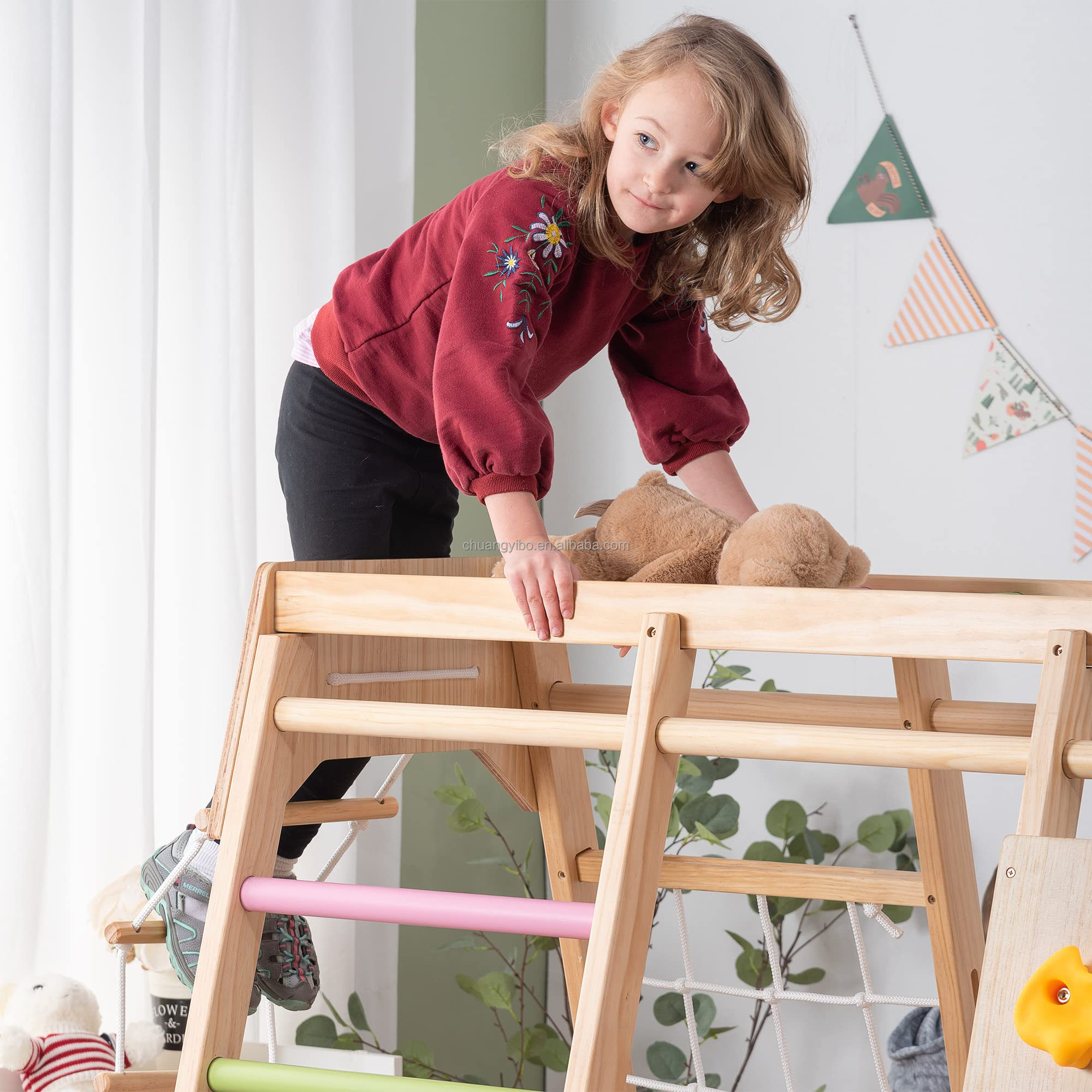 Tırmanma Duvarları Eğlence Par - Kids Outdoor Climbing Wall incelemesi ve fiyatı