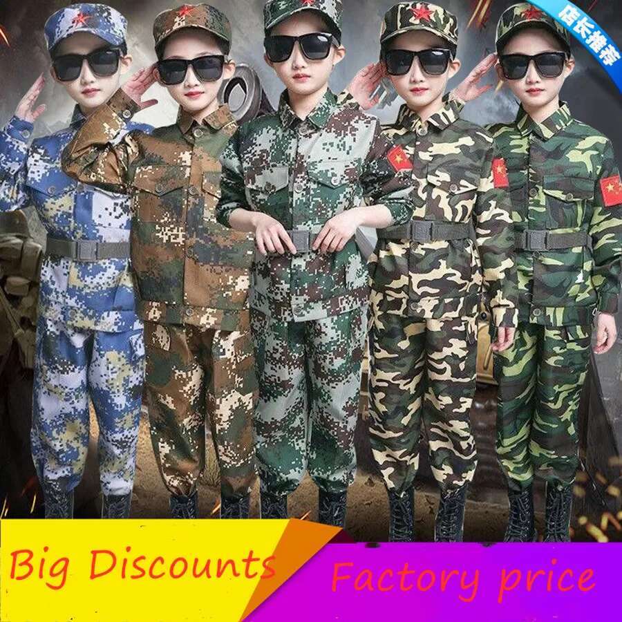 Erkek kız Askeri Eğitim Ünifor - Kids Outdoor Ninja Equipment incelemesi ve fiyatı