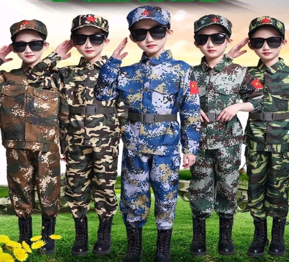 Erkek kız Askeri Eğitim Ünifor - Kids Outdoor Ninja Equipment incelemesi ve fiyatı