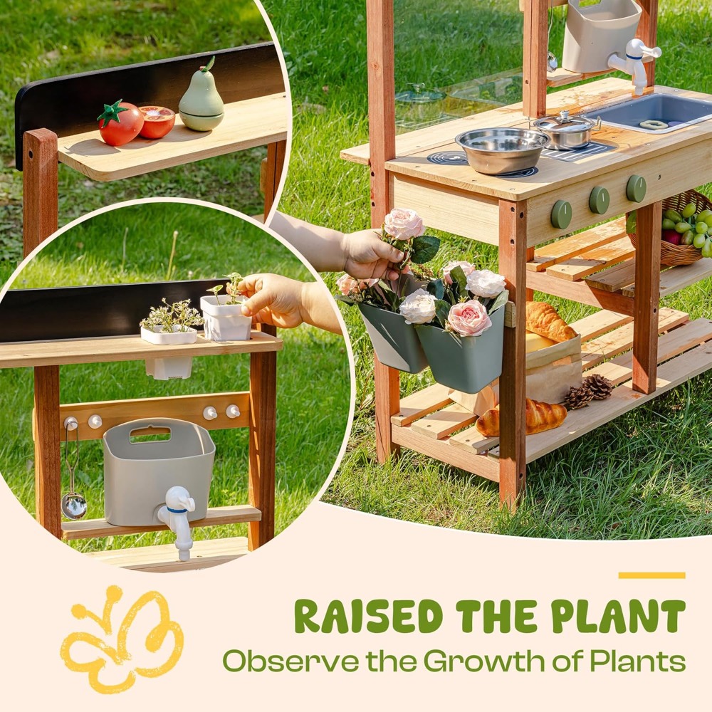 ABD'den Gönderilen Ahşap Çamur - Kids Outdoor Sink incelemesi ve fiyatı
