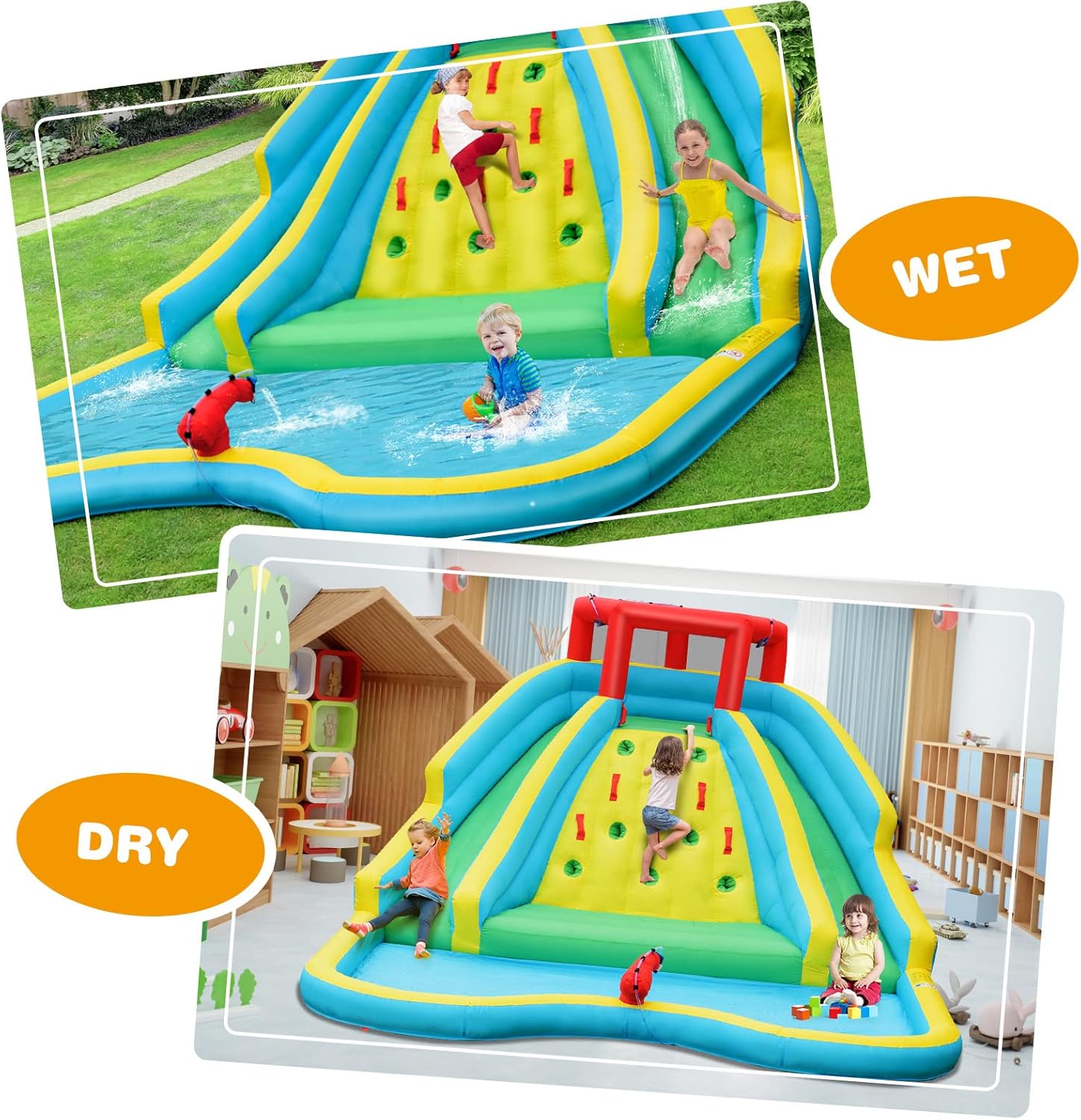 Çocuklar için Dev Şişme Su Kay - Kids Outdoor Climbing Wall incelemesi ve fiyatı
