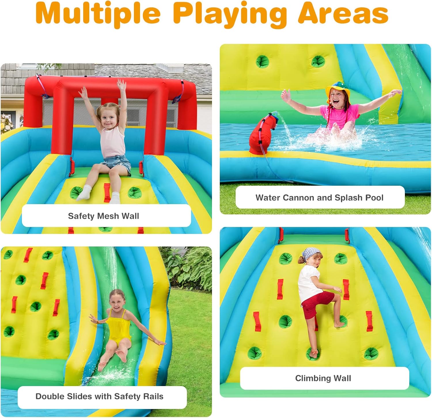 Çocuklar için Dev Şişme Su Kay - Kids Outdoor Climbing Wall incelemesi ve fiyatı