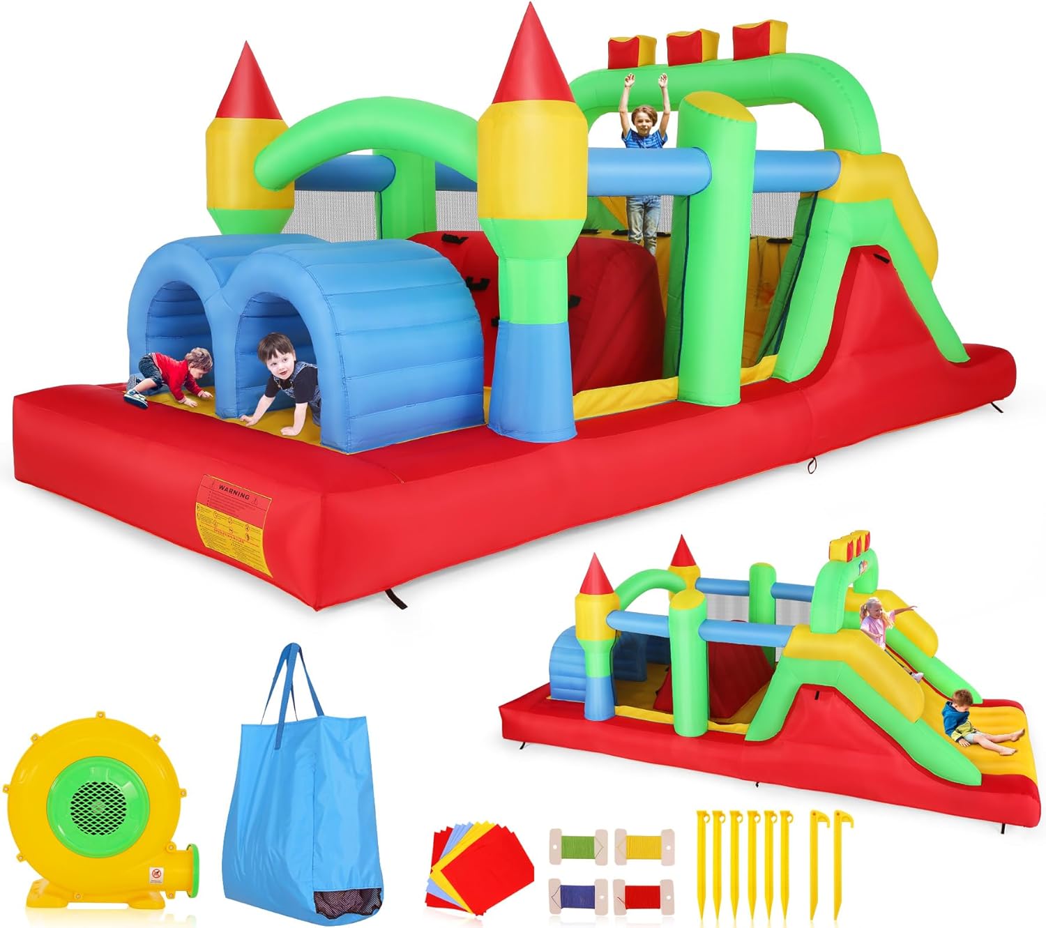 KF Şişme Engel Parkuru Büyük 1 - Kids Outdoor Tunnel incelemesi ve fiyatı
