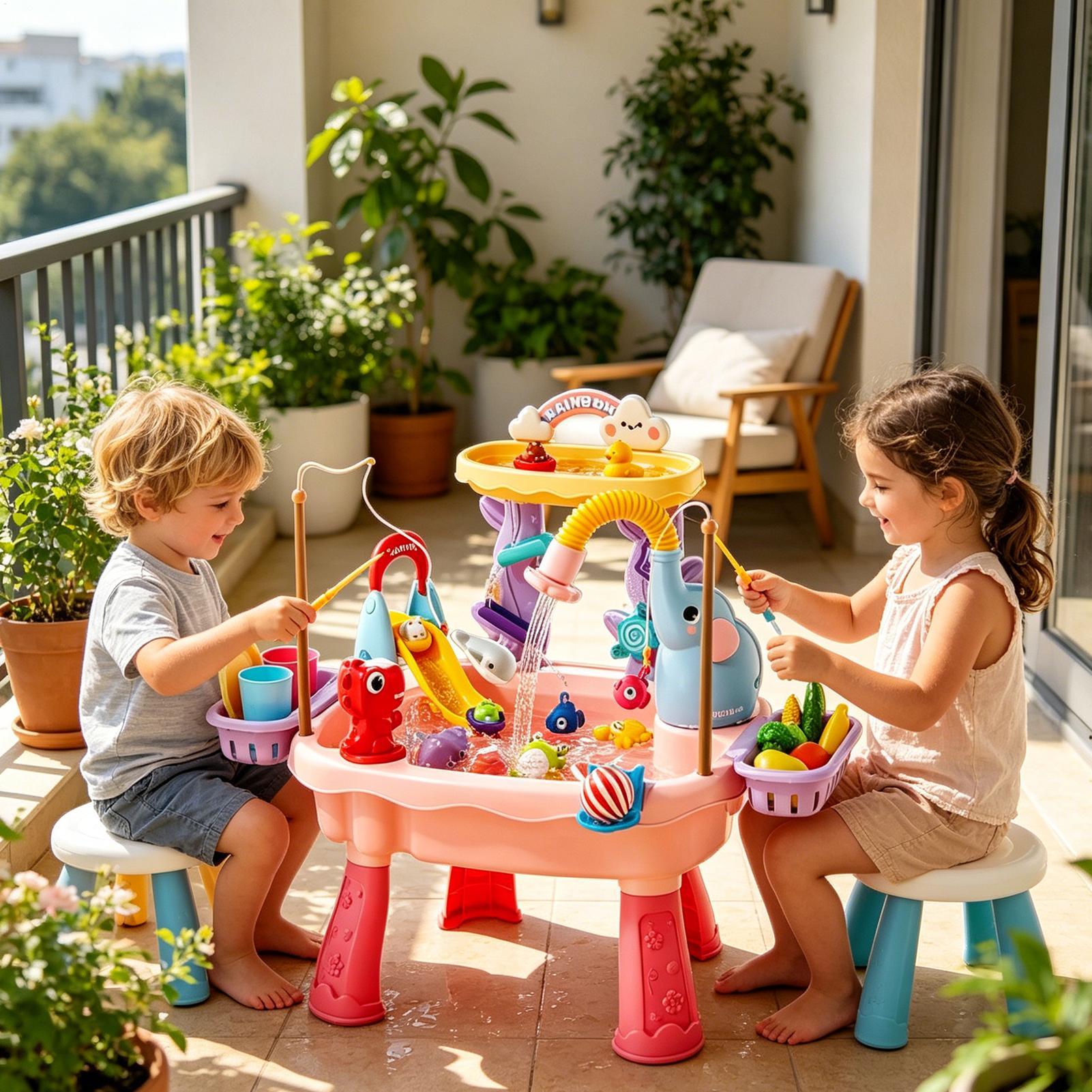 Geliştirilmiş Çocuk Su Masası  - Kids Outdoor Sensory Table incelemesi ve fiyatı