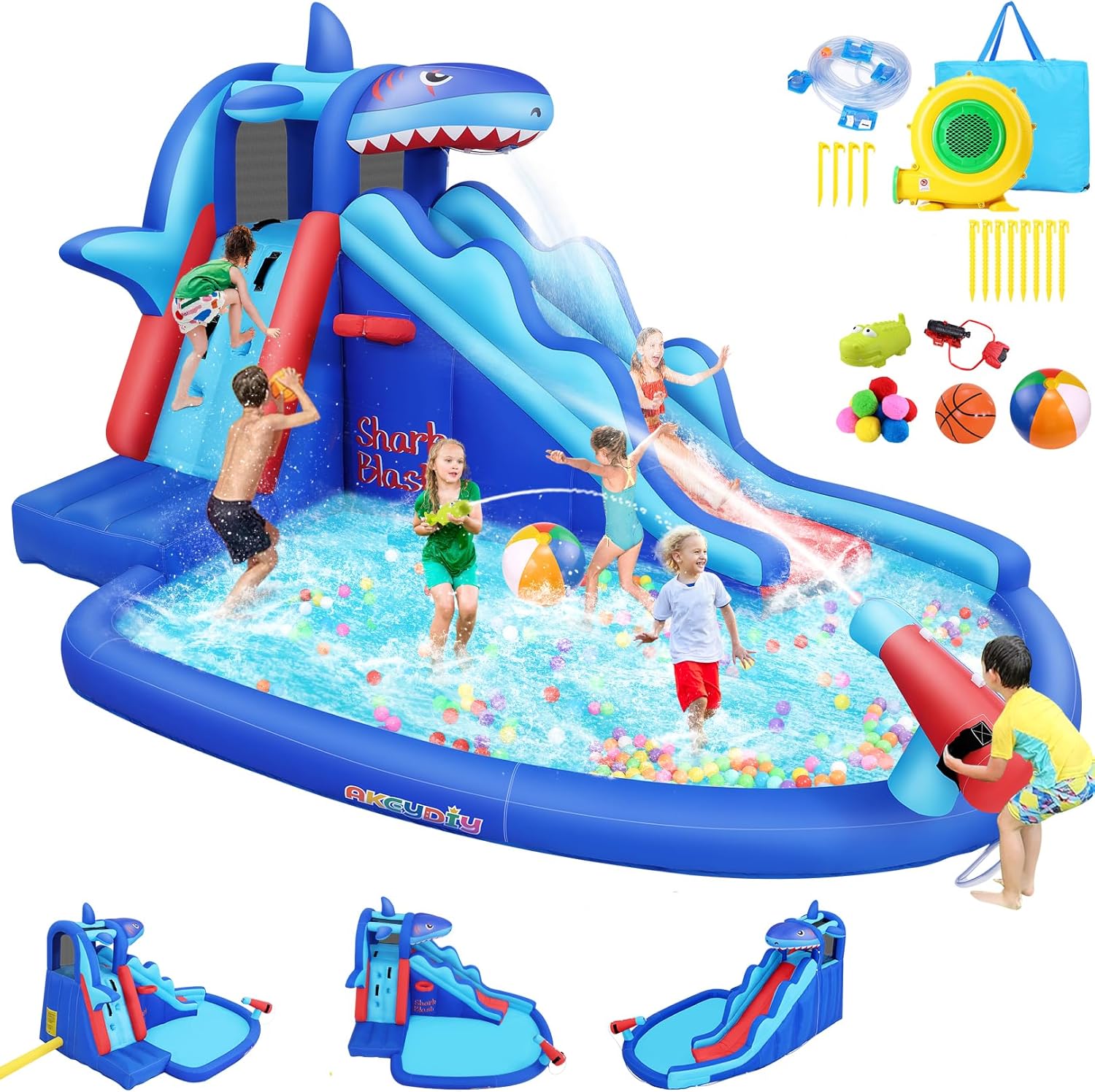 Çocuklar İçin Köpekbalığı Tema - Kids Outdoor Climbing Wall incelemesi ve fiyatı