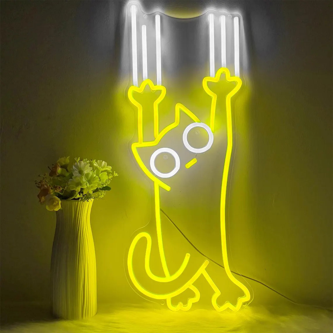 Tırmanan Kedi Neon Tabelası, Ö - Kids Outdoor Climbing Wall incelemesi ve fiyatı