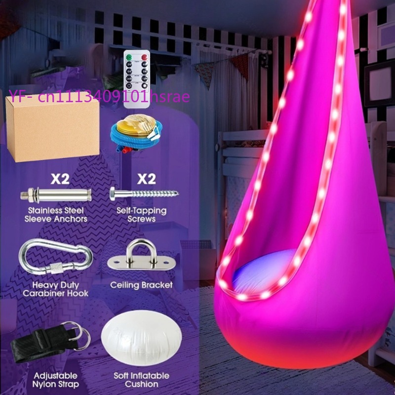 Parlayan LED'li Şişme Hamak Ta - Kids Outdoor Hammock Chair incelemesi ve fiyatı