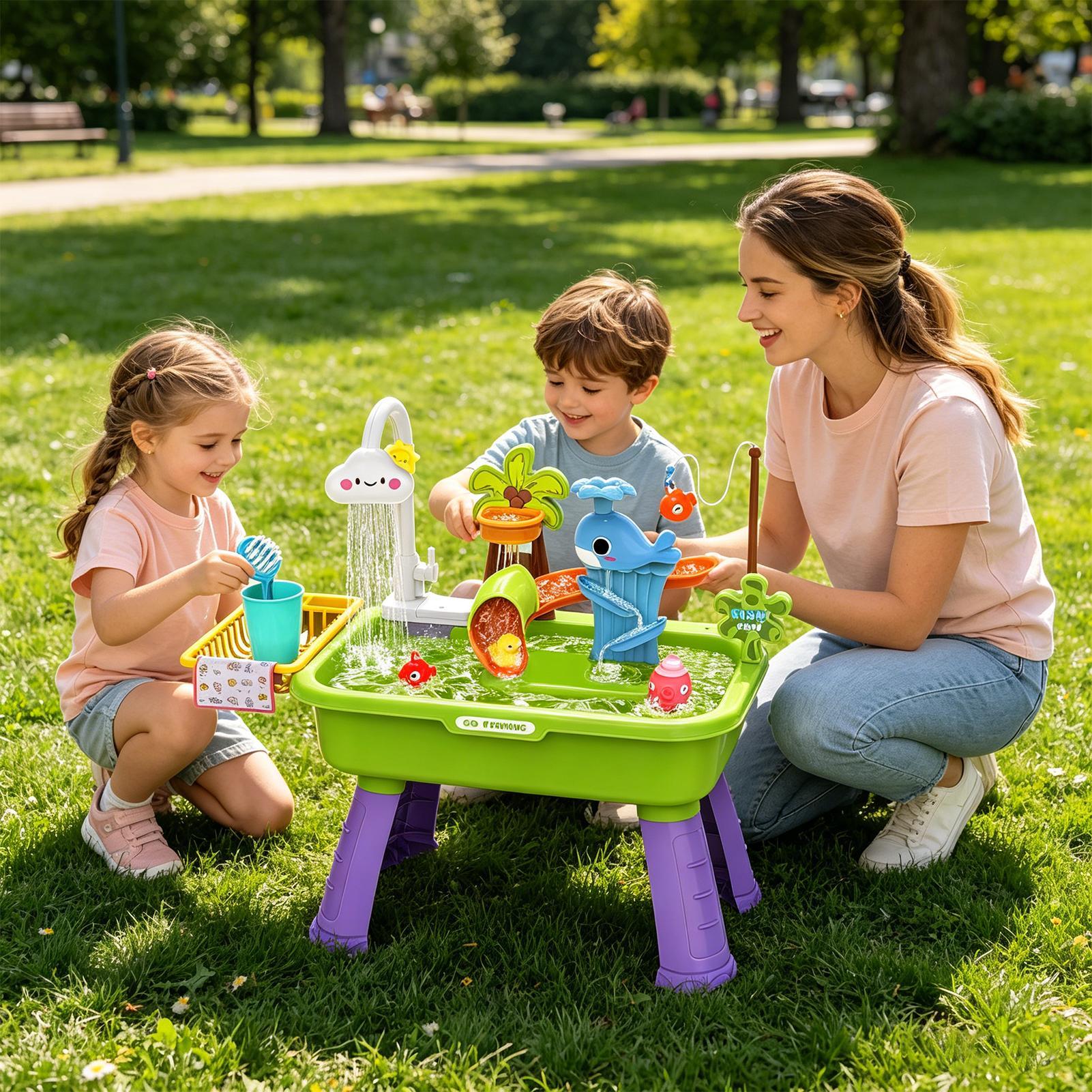 Geliştirilmiş Çocuk Su Masası  - Kids Outdoor Sensory Table incelemesi ve fiyatı