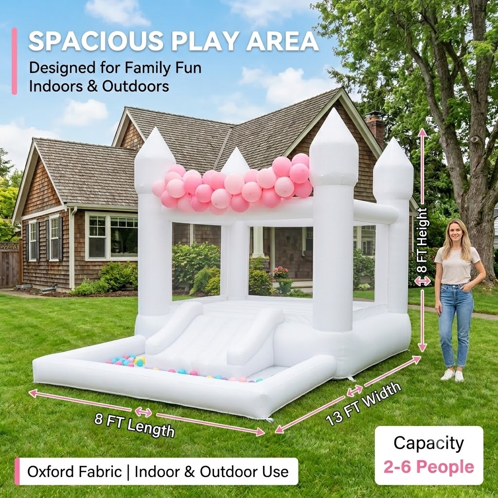 (Üfleyici dahil) 13x8x8FT Şişm - Kids Indoor Outdoor Trampoline incelemesi ve fiyatı