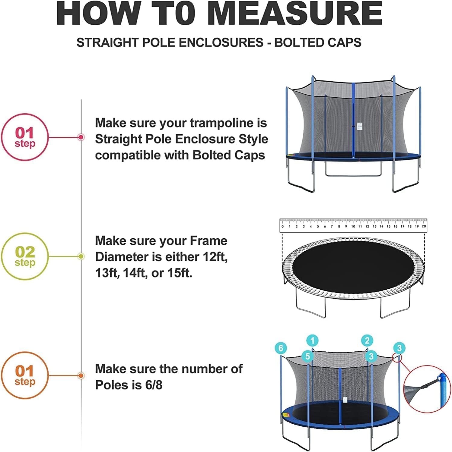 Trambolin güvenli net 6FT/8FT/ - Kids Indoor Outdoor Trampoline incelemesi ve fiyatı